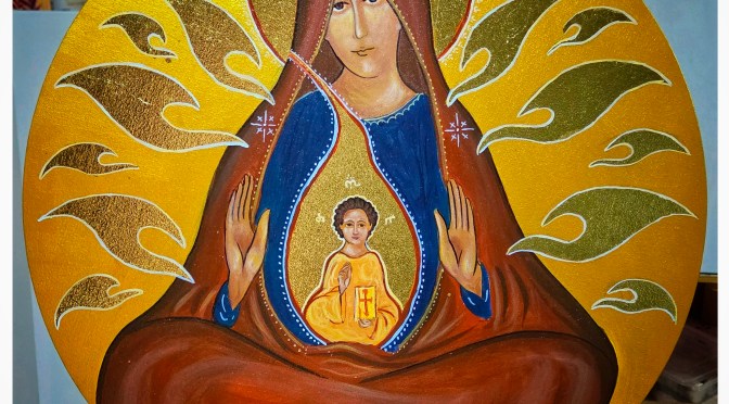 Icon of Theotokos : The Mother of the Light